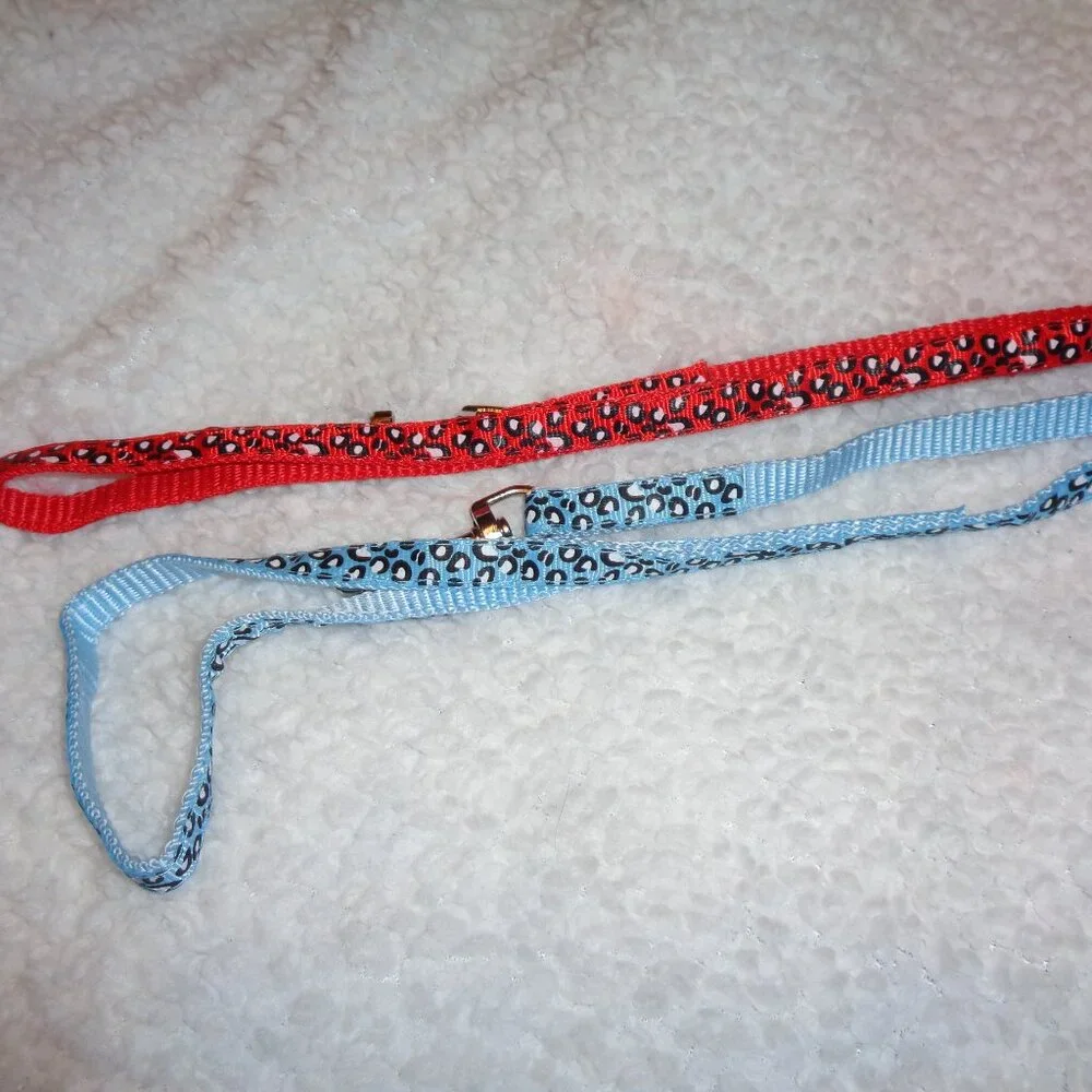 2 Small Dog Cat Pet Leashes Leash